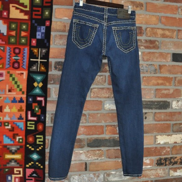 True Religion Super-T Large Stitch Geno Relaxed Slim Blue 29 - Picture 3 of 14